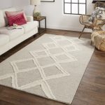 Anica Transitional Geometric, Gray/Ivory
