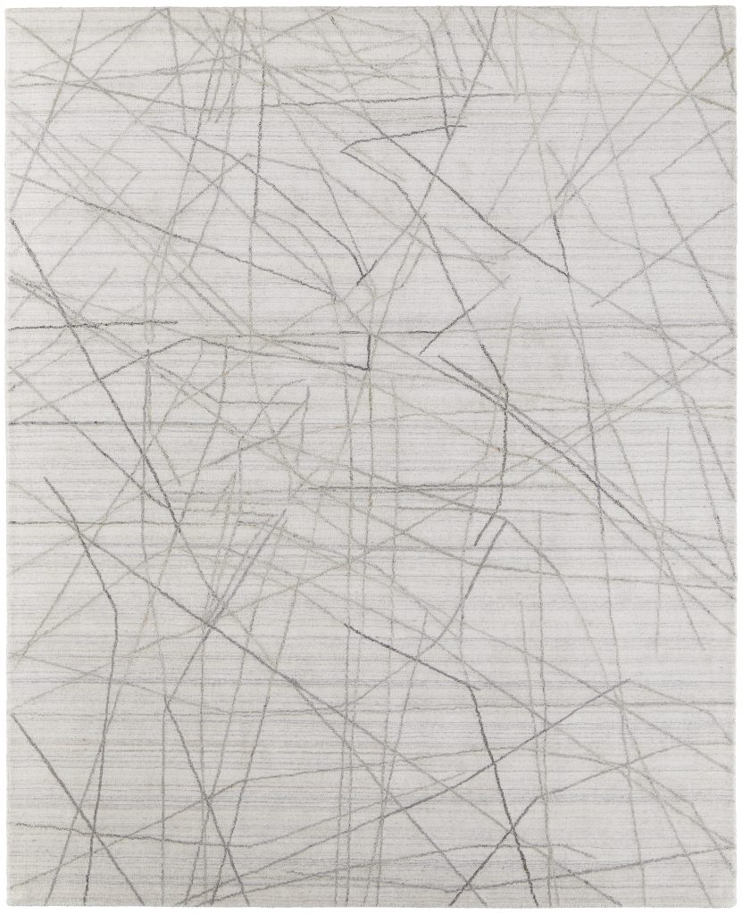 Whitton Modern Abstract, Ivory/Gray