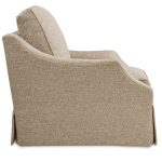 Bea Skirted Swivel Chair (Welt)