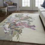 Dafney Transitional Floral & Botanical, Purple/Pink/Green