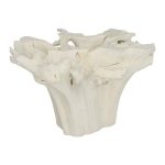 Teak Root Dining Table Base, Bleached