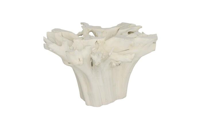 Teak Root Dining Table Base, Bleached