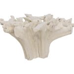 Teak Root Dining Table Base, Bleached