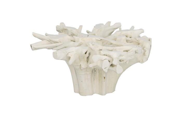 Teak Root Dining Table, Bleached