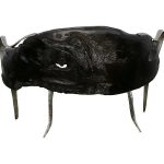 Graven Live Edge Bench, Black