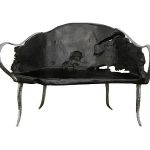 Graven Live Edge Bench, Black
