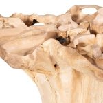 Teak Root Dining Table Base, Bleached