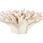 Teak Root Dining Table Base, Bleached, Square