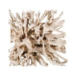 Teak Root Dining Table Base, Bleached