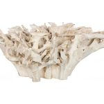 Teak Root Dining Table Base, Bleached