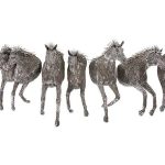 Herd of Horses Wall Sculpture A