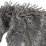 Herd of Horses Double Wall Sculpture B