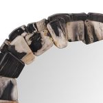 Stacked Pebble Petrified Mirror, Mixed