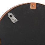 Petrified Slice Mirror, Copper Frame, Medium