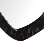 Morphic Petrified Mirror, Point, Black Frame
