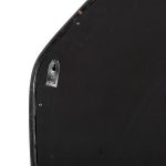 Morphic Petrified Mirror, Point, Black Frame