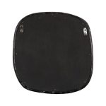 Morphic Petrified Mirror, Rounded, Black Frame