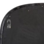 Morphic Petrified Mirror, Rounded, Black Frame