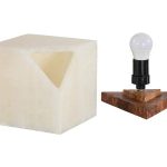 Onyx Lamp on Base, Square