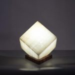 Onyx Lamp on Base, Square