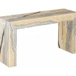Onyx Console Table, Illuminated, Zebra