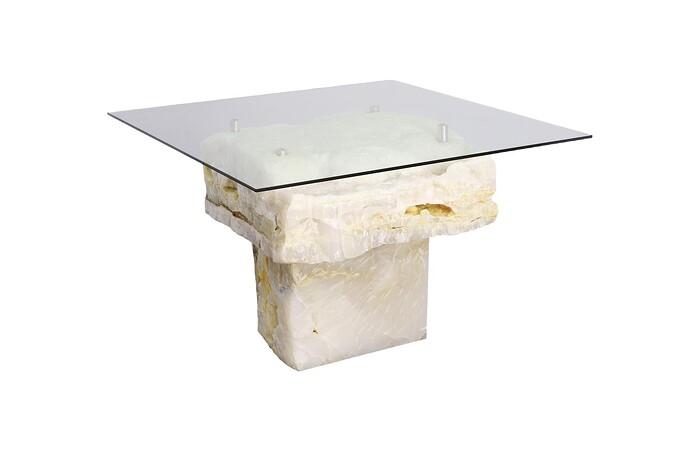 Onyx Dining Table, Zebra