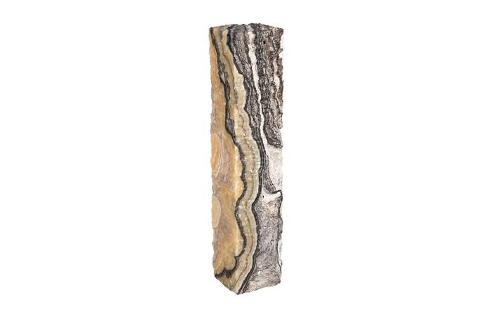 Onyx Pedestal, Square, Zebra