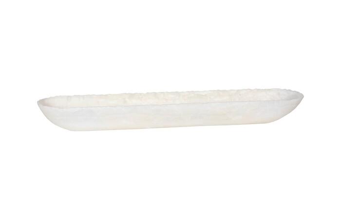 Onyx Canoe Bowl, Off White