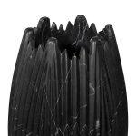 Marble Cocoon Vase, Black, Large