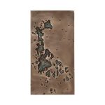 Splotch Wall Art, Rectangle, Bronze Finish