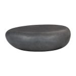River Stone Coffee Table, Charcoal Stone, Small