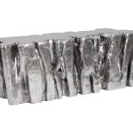 Freeform Root Bench, Silver Leaf