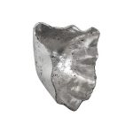 Cast Onyx Wall Bowl, Silver, LG