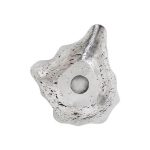 Cast Onyx Wall Bowl, Silver, LG