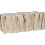 Freeform Root Bench, Roman Stone