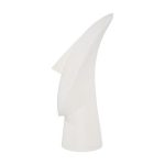 Cycladic Head, Sculpture, Oval, White Stone