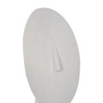 Cycladic Head, Sculpture, Oval, White Stone