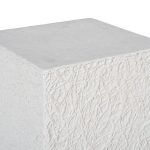 String Theory Pedestal, White Stone, Small