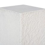 String Theory Pedestal, White Stone, Medium