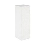 String Theory Pedestal, White Stone, Large