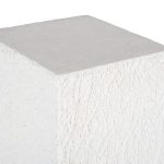 String Theory Pedestal, White Stone, Large