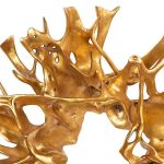 Cast Root Wall Decor, Gold Leaf