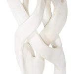 Cast Dancing Wall Sculpture, Passé, Faux Bleached