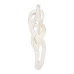 Cast Dancing Wall Sculpture, Passé, Faux Bleached