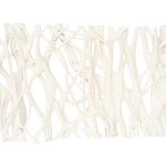 Cast Entwined Rectangular Wall Root, Faux Bleached