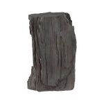 Stratified Cast Stone Pedestal, Painted Slate