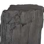 Stratified Cast Stone Pedestal, Painted Slate