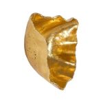 Cast Wall Onyx Bowl, Gold Leaf, Large