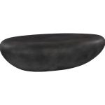 River Stone Coffee Table, Charcoal Stone, Extra Large
