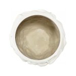 Drape Planter, White Stone, SM